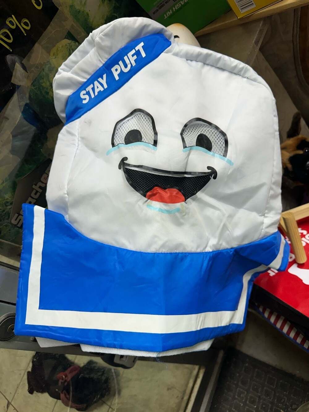 Amscan Ghostbusters Stay Puft Marshmallow Adult Headpiece Mask